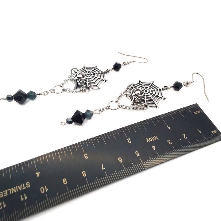 JunkyardBat - Wholesale Dangle earrings - Spider Web Earrings7