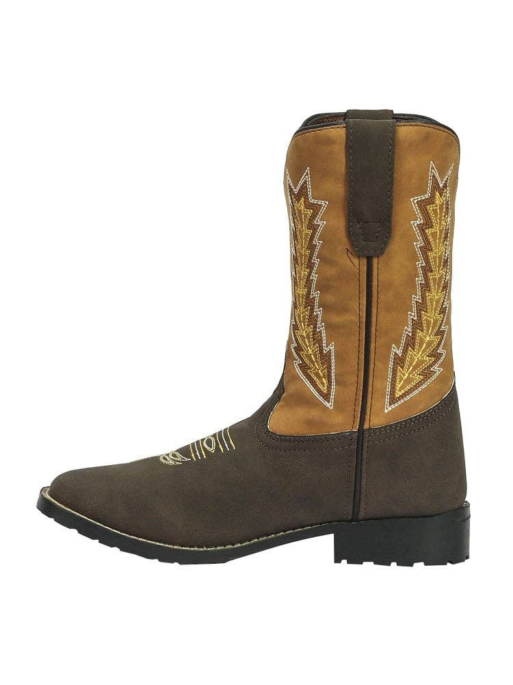 Moka Bottes western TuffRider Biscayne à bout carré pour jeunes en vente sur Faire4