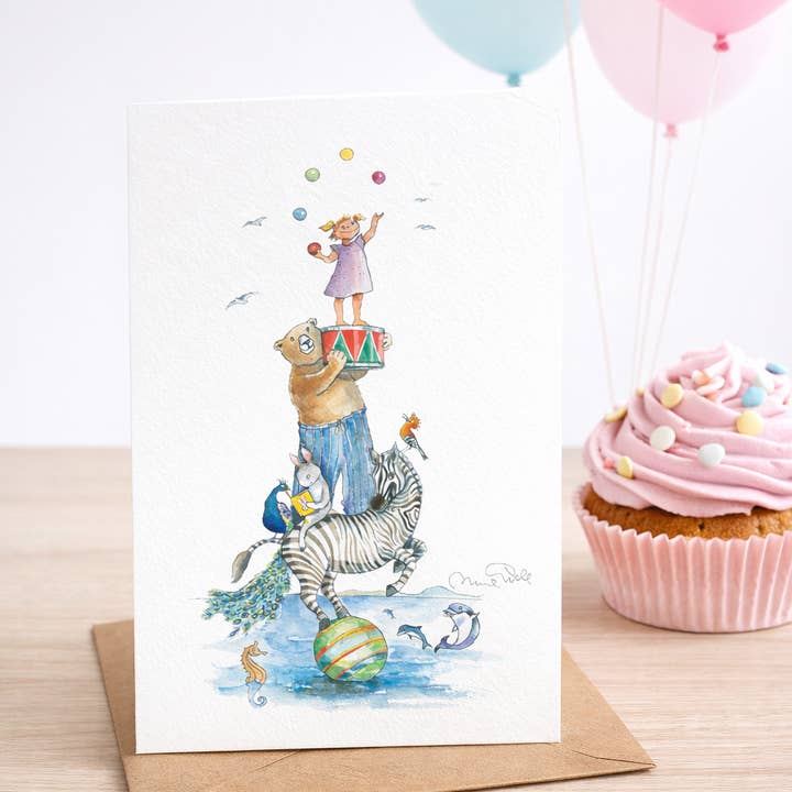 Födelsedagskort för flicka för wholesale av Animo Alphabets