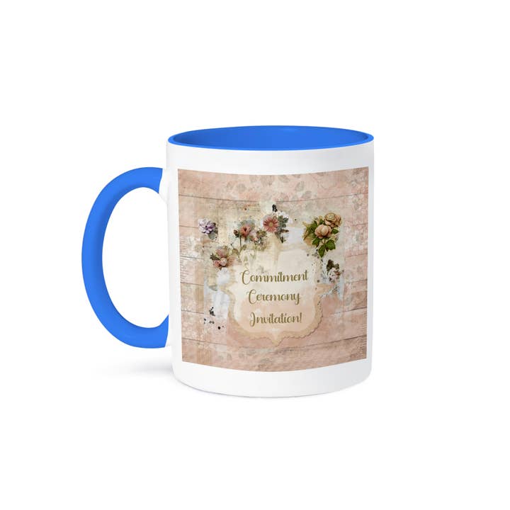 3dRose, Image of Vintage Commitment Ceremony Invitation, Mug and other Purchase Wholesale serviettes invités. Free Returns & Net 60 Terms on Faire trending on Faire.