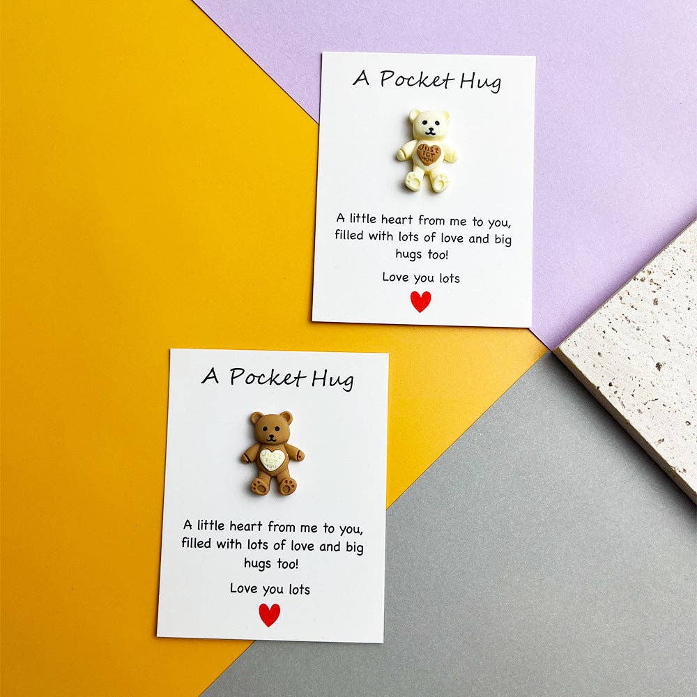 Magia Design – Moeda colecionável por atacado – Taphug - Urso de Amor Abraço de Bolso4