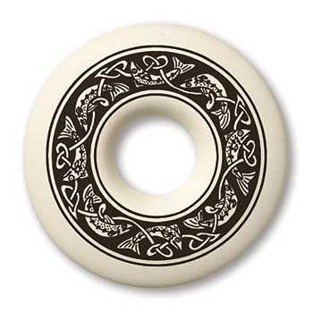 Fisk - Annulus porcelæn vedhæng for engroshandel hos Touchstone Pottery