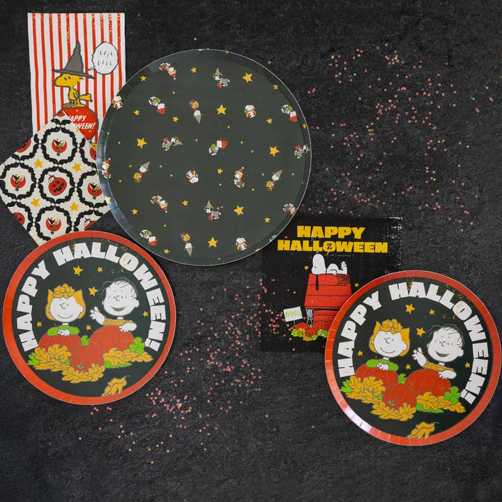 Jollity & Co. + Daydream Society - Wholesale Disposable plate - Peanuts Halloween Dinner Plates1