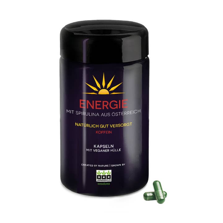 Spirulina energy capsules for wholesale by Jongerius ecoduna