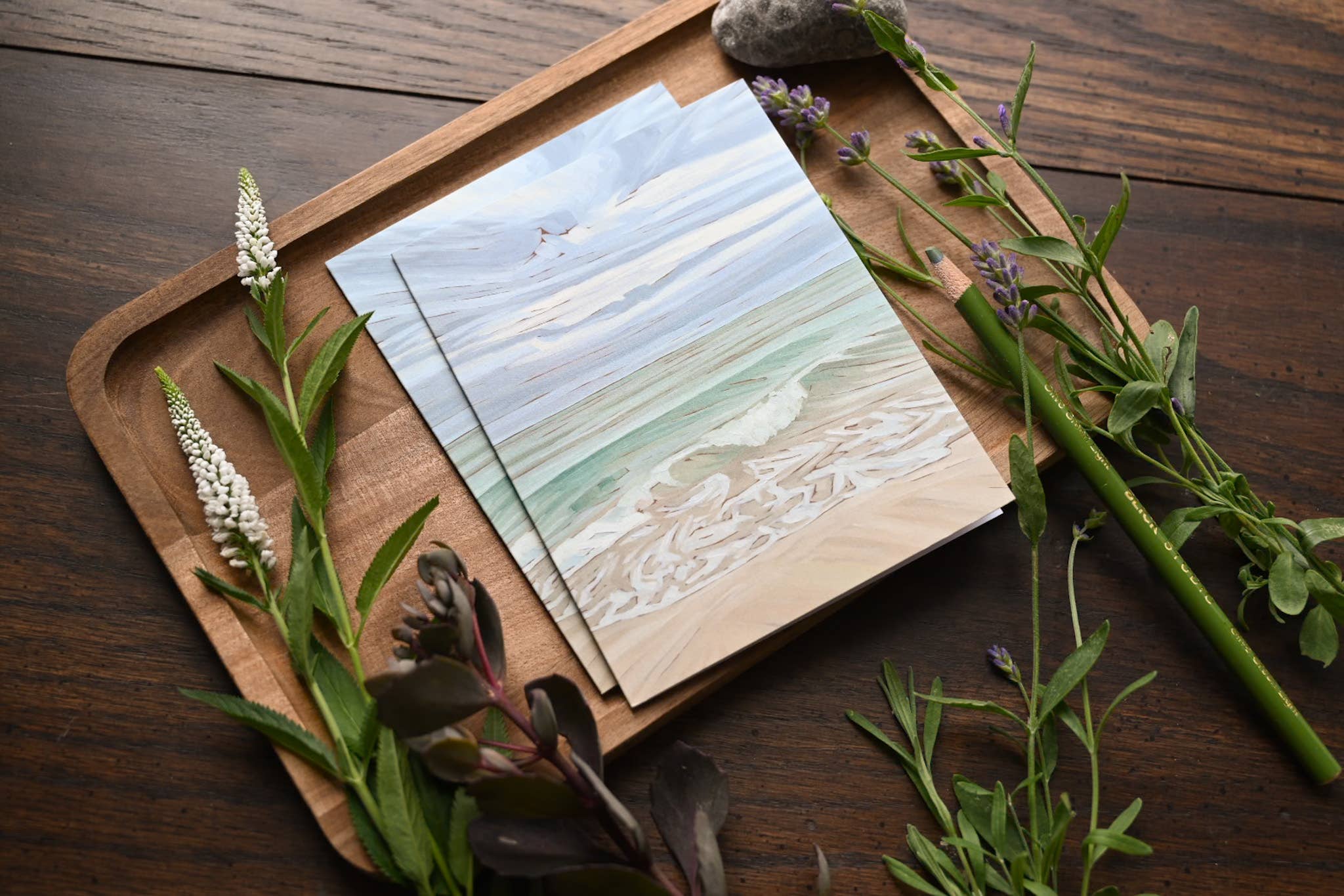 Rebecca Deneau - Wholesale Stationery/Notecard Set - Lake Note Card Set3