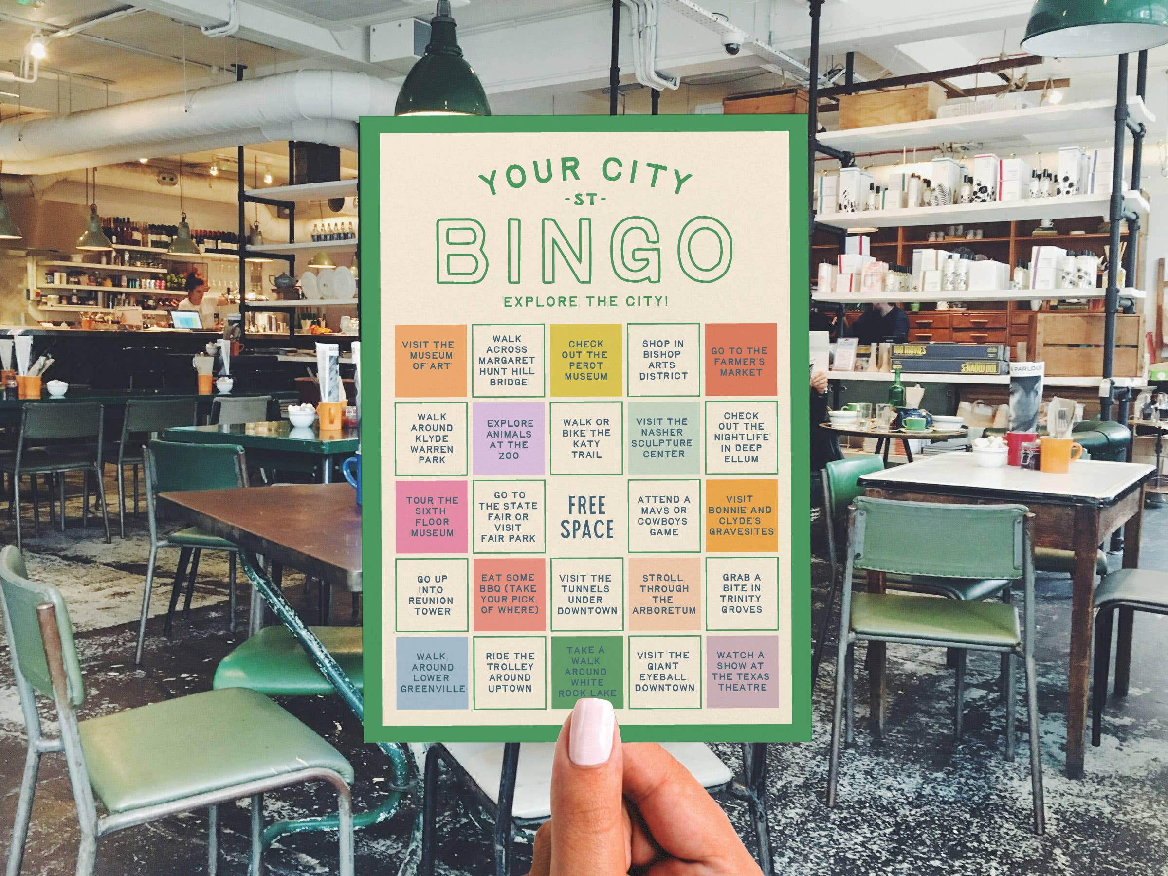 Easyhand Goods – formerly Onderkast - Wholesale Card Game - Custom City Explorer Bingo Card11