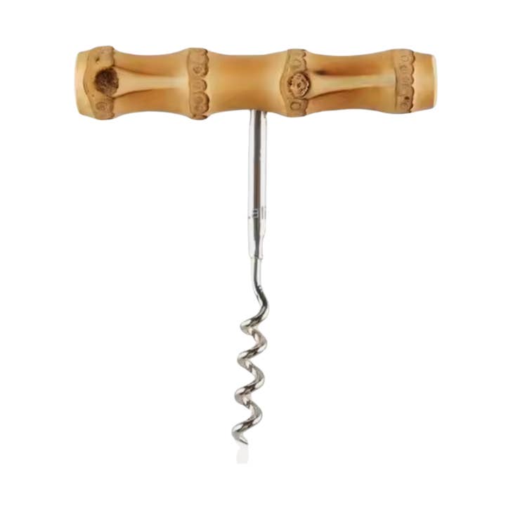 Bamboo Corkscrew Wine Bottle Opener for wholesale by Hostess