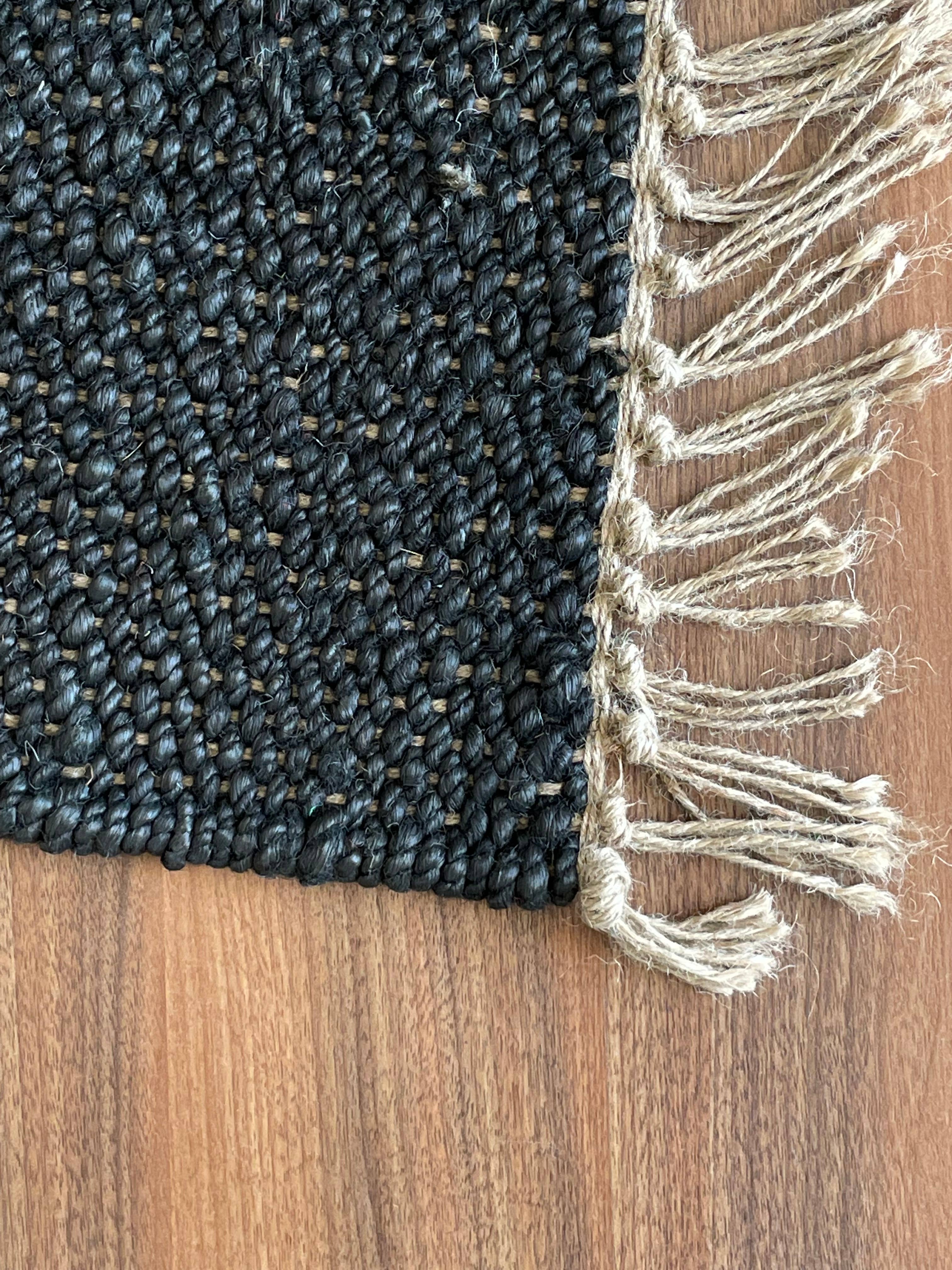 Rugs Boutique - Wholesale Deurmat - 1,4" x 2'3" ft. - Klein handgemaakt tapijt van hennep, mat, woondecoratie.1