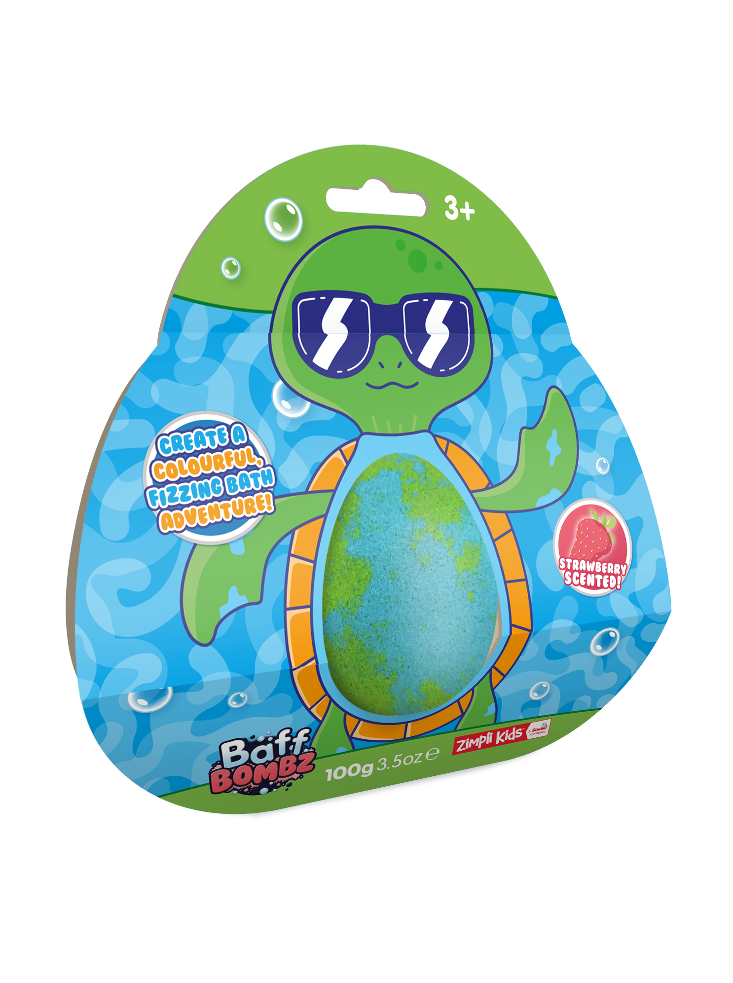 Zimpli Kids - Wholesale Bruisbal/schuim - Zimpli Grote Kat & Schildpad Baff Bombz - Kleurrijke bruisballen voor in bad7