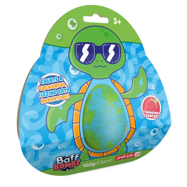 Zimpli Kids - Wholesale Bruisbal/schuim - Zimpli Grote Kat & Schildpad Baff Bombz - Kleurrijke bruisballen voor in bad7
