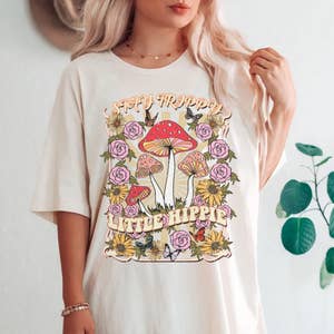 BoredWalk Women's Fleur Fatale Toxic Botanical Chart T-Shirt