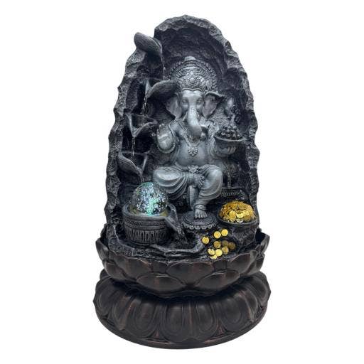 International Gifts Ltd. - Wholesale Decorative Figurine - Zenn Fountain Lord Ganesh-0470