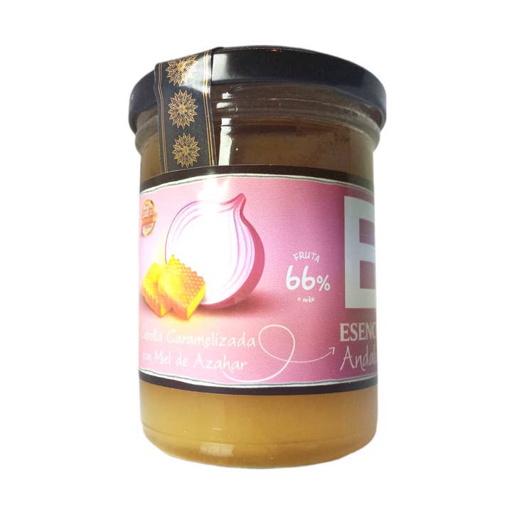 ESENCIA ANDALUSI GOURMET - Wholesale Jam/Jelly - Homemade Onion and Orange Blossom Honey Jam 240 gr0