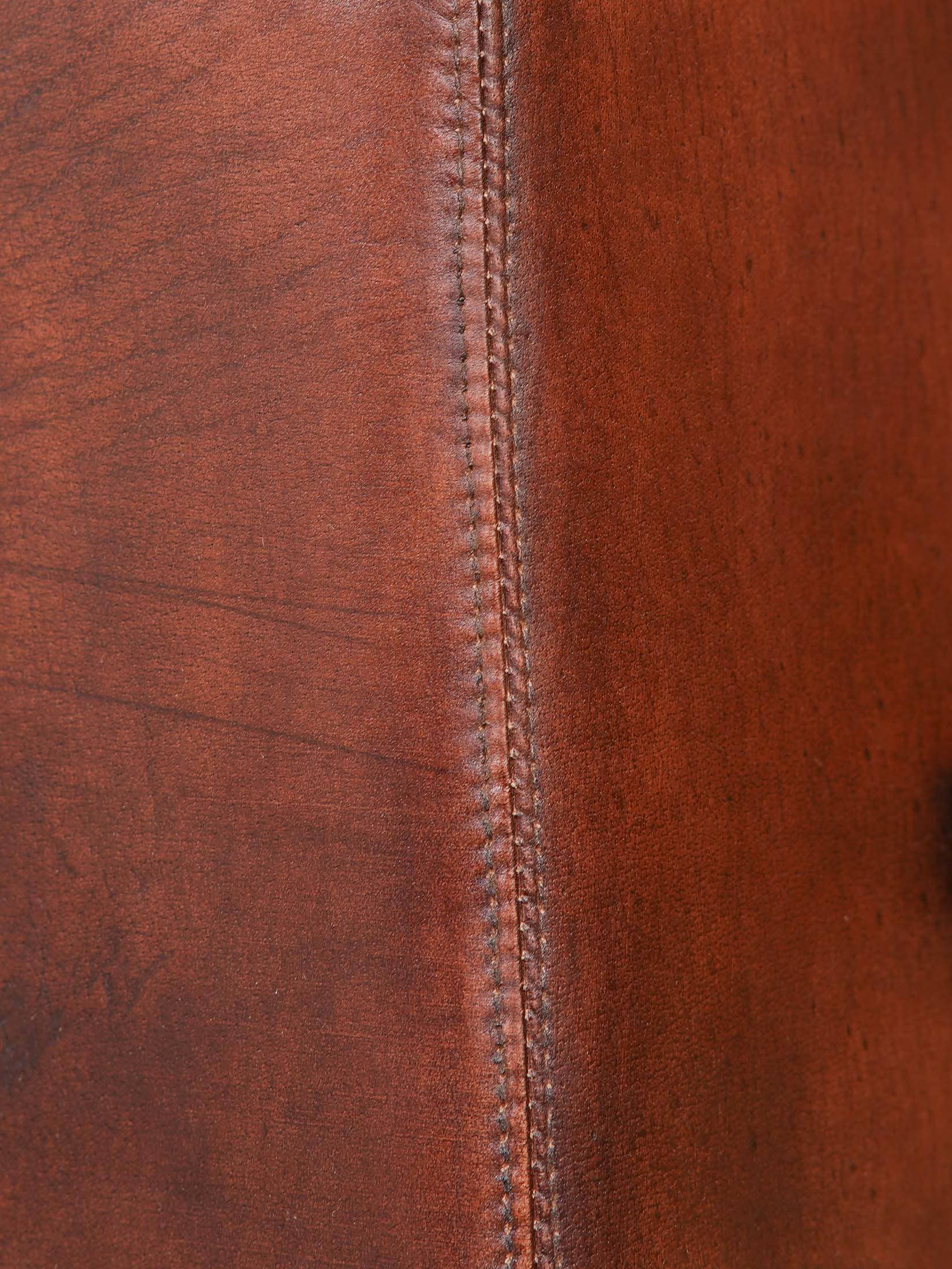 BBH Homes LLC - Vente Pouf - Pouf en cuir de buffle 22,5 x 22,5 x 211