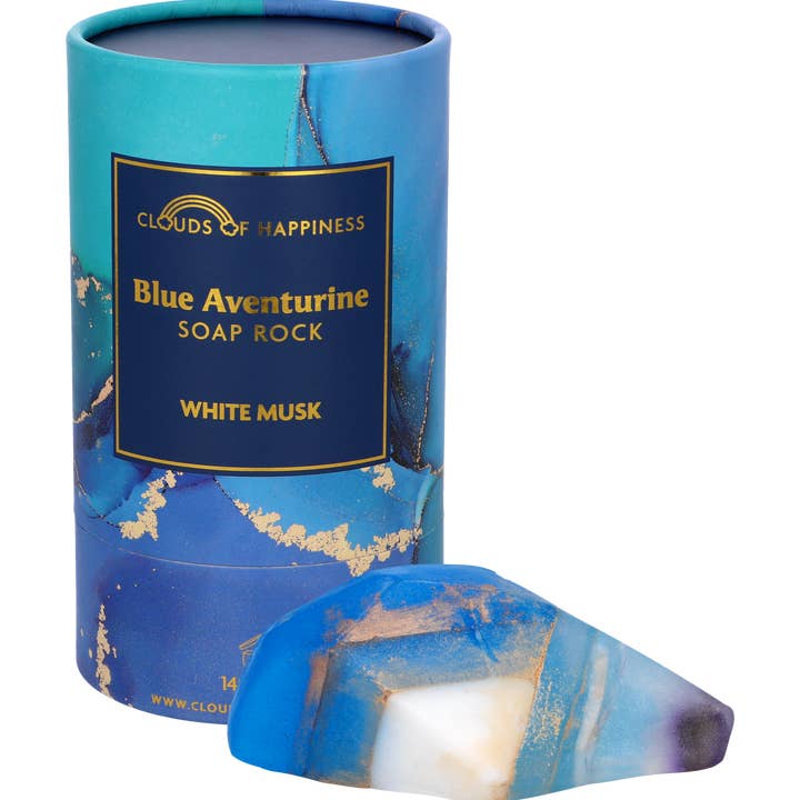 Clouds of Happiness BV - Wholesale Bar Soap - Crystal Soap Blue Aventurine - Chrystal SoBlue Aventurine