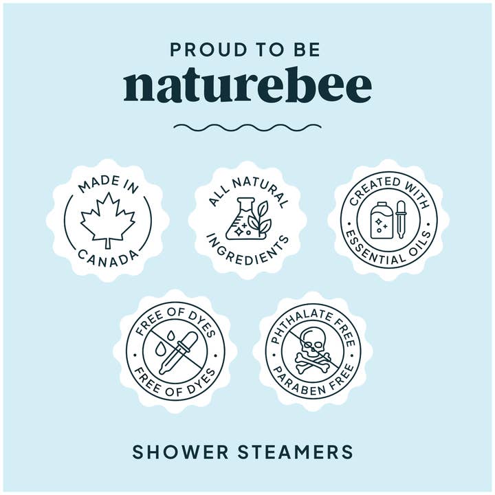 NATURE BEE - Wholesale Shower steamer/bomb - Refreshing Mint Shower Steamers | Nature Bee6