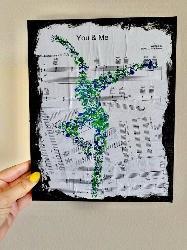 DAVE MATTHEWS BAND "You & Me" - ART PRINT for wholesale by Lexicon of Love Music Art