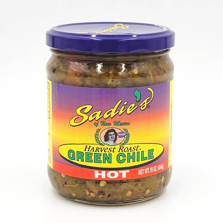 Harvest Roast Green Chile for wholesale by Sadie's Salsa