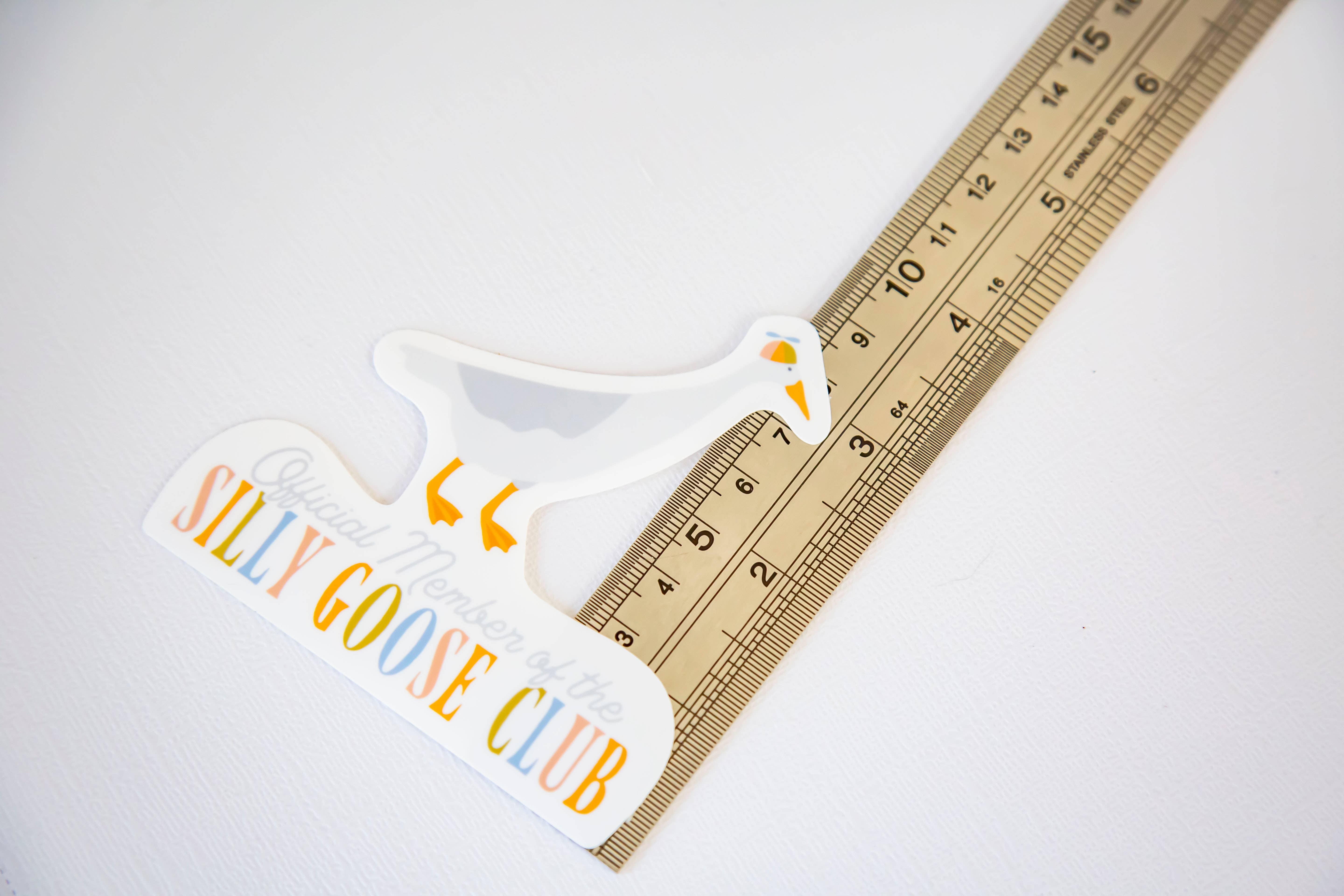 Emily Ervin Design Co. - Wholesale Sticker - Silly Goose Club - Laminated Vinyl Phone / Laptop Sticker1