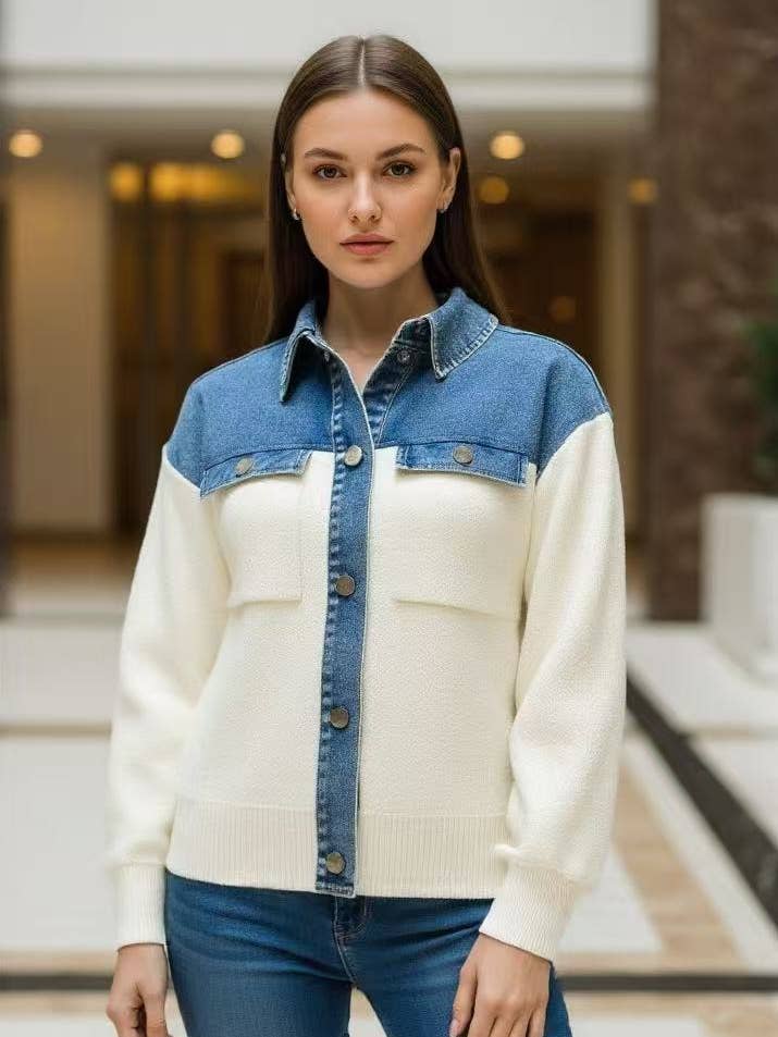 3831315 Beige Jacket and Jeans for wholesale by CIAO MILANO