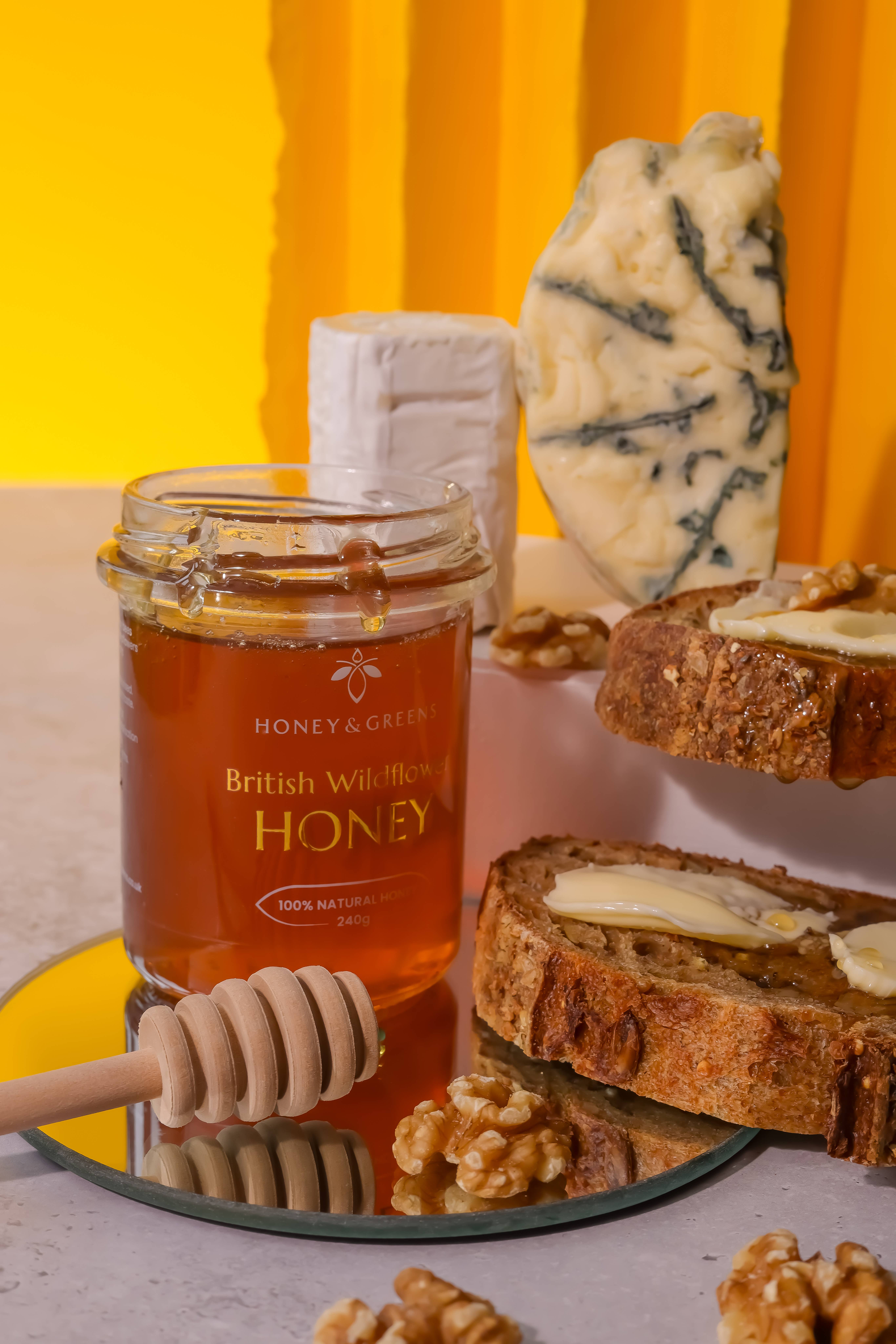 Honey & Greens – Mel por atacado – Mel Silvestre Britânico Cru - Testado em Laboratório & Certificado2