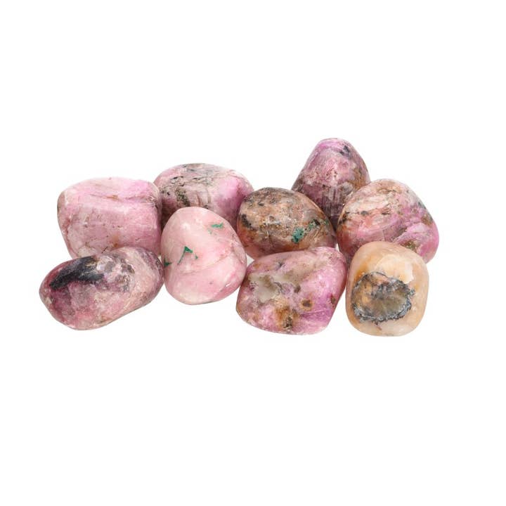 Cobalt Calcite Tumbled Stones 3x2cm for wholesale by Vives de la Cortada S.L