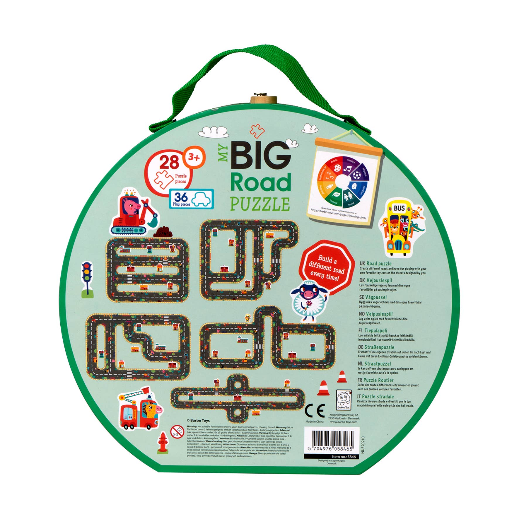 Barbo Toys - Wholesale Puzzle - Kids - My BIG Road Puzzle Suticase7
