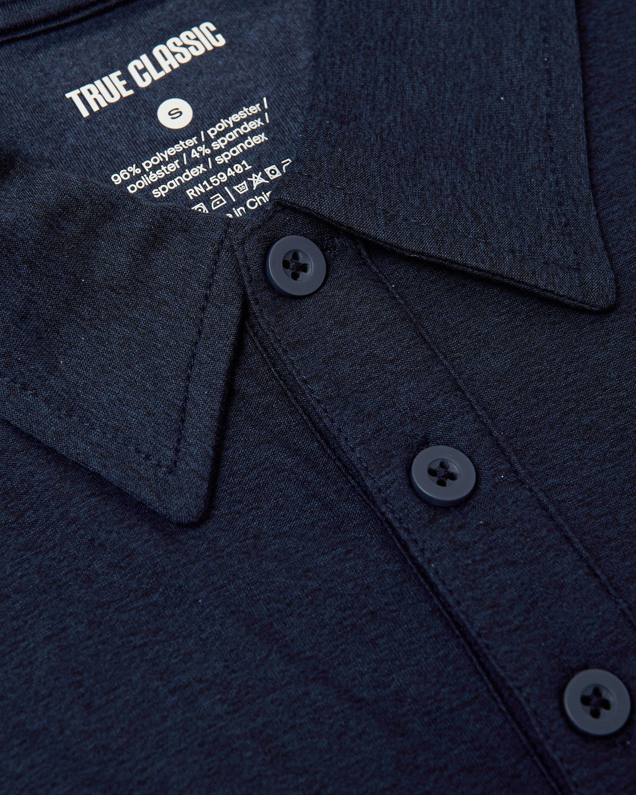 True Classic - Wholesale Polo - Men's - Dark Heather Cadet Active Polo 2.06