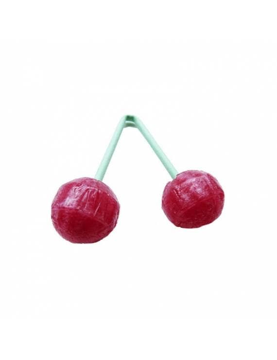 123bonbon - Wholesale Lollipop - FIZZY Double cherry lollipops