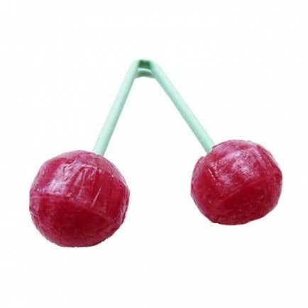 123bonbon - Wholesale Lollipop - FIZZY Double cherry lollipops0