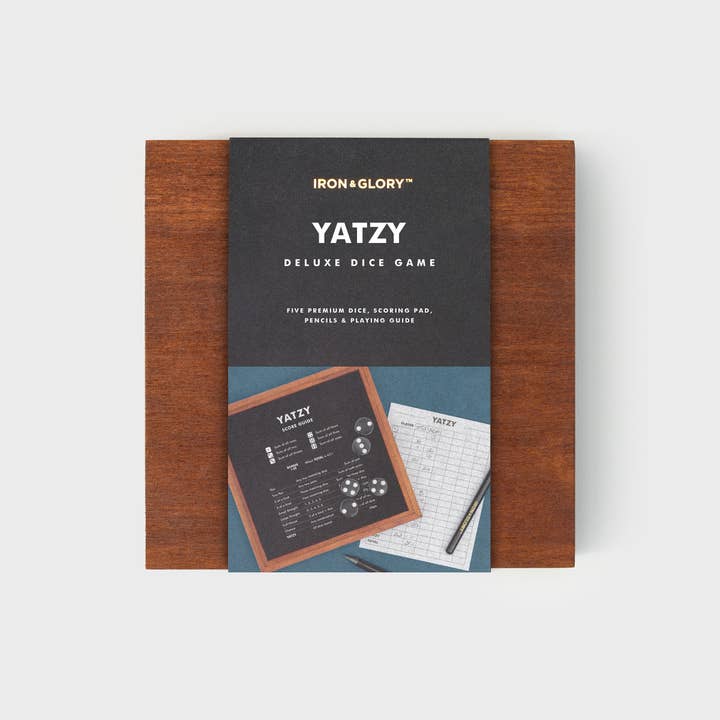 SUCK UK Ltd - USA - Wholesale Board Game - Yatzy - Wooden Game