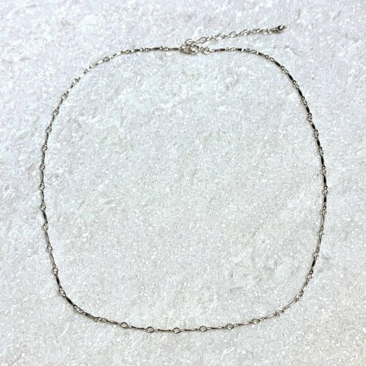 Collier ras du cou chaîne SS NS184-SS pour la vente par K & B Jewelry