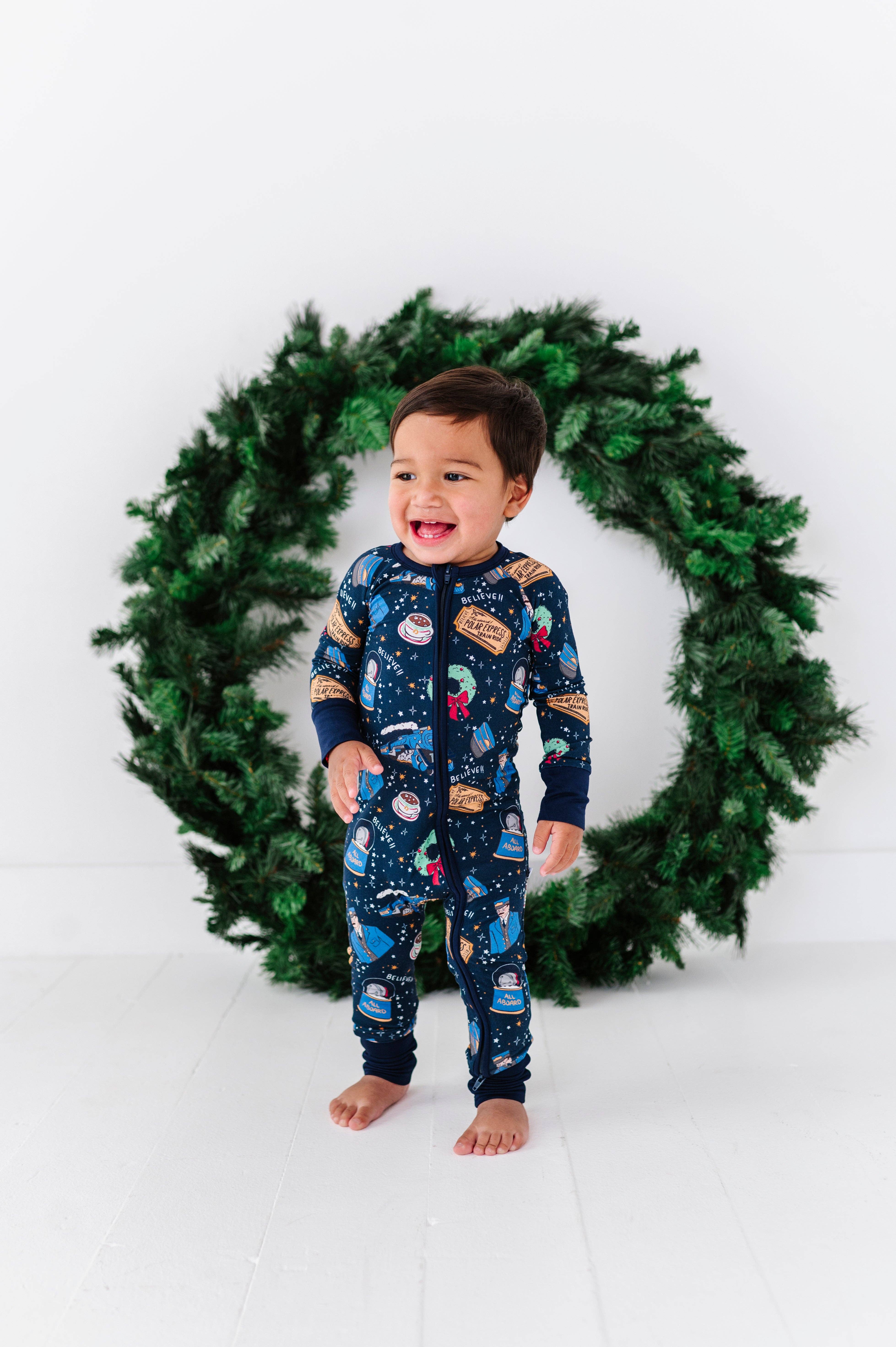 Kiki + Lulu - Vendita all'ingrosso Tutina - Neonati - Pigiama con Piedini Convertibili Hot Cocoa Express3