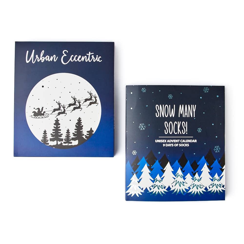 Urban Eccentric - Wholesale Socks - Unisex - CLEARANCE Unisex 9 Day Advent Calendar Socks Gift Set5