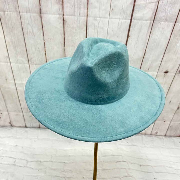 One and Only Accessories - Wholesale Fedora - Women's - Best seller Fashion Classic Wide Brim Suede Primium Hat 17