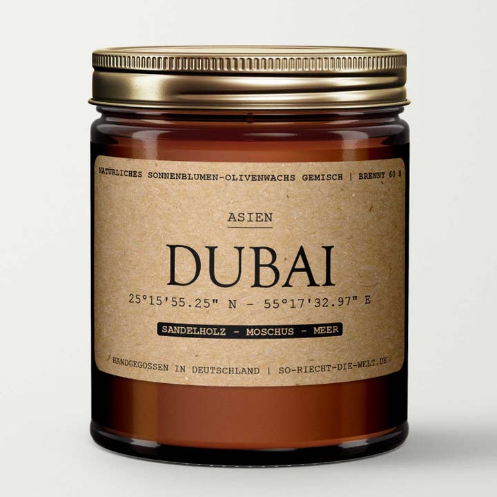So riecht die Welt - Venta al por mayor Velas en tarros - Vela de Dubái: bambú | bergamota | jazmín nocturno
