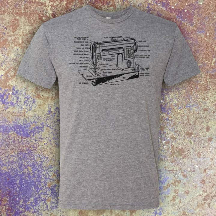 Sewing Machine Tee for wholesale by Pride of Gumbo