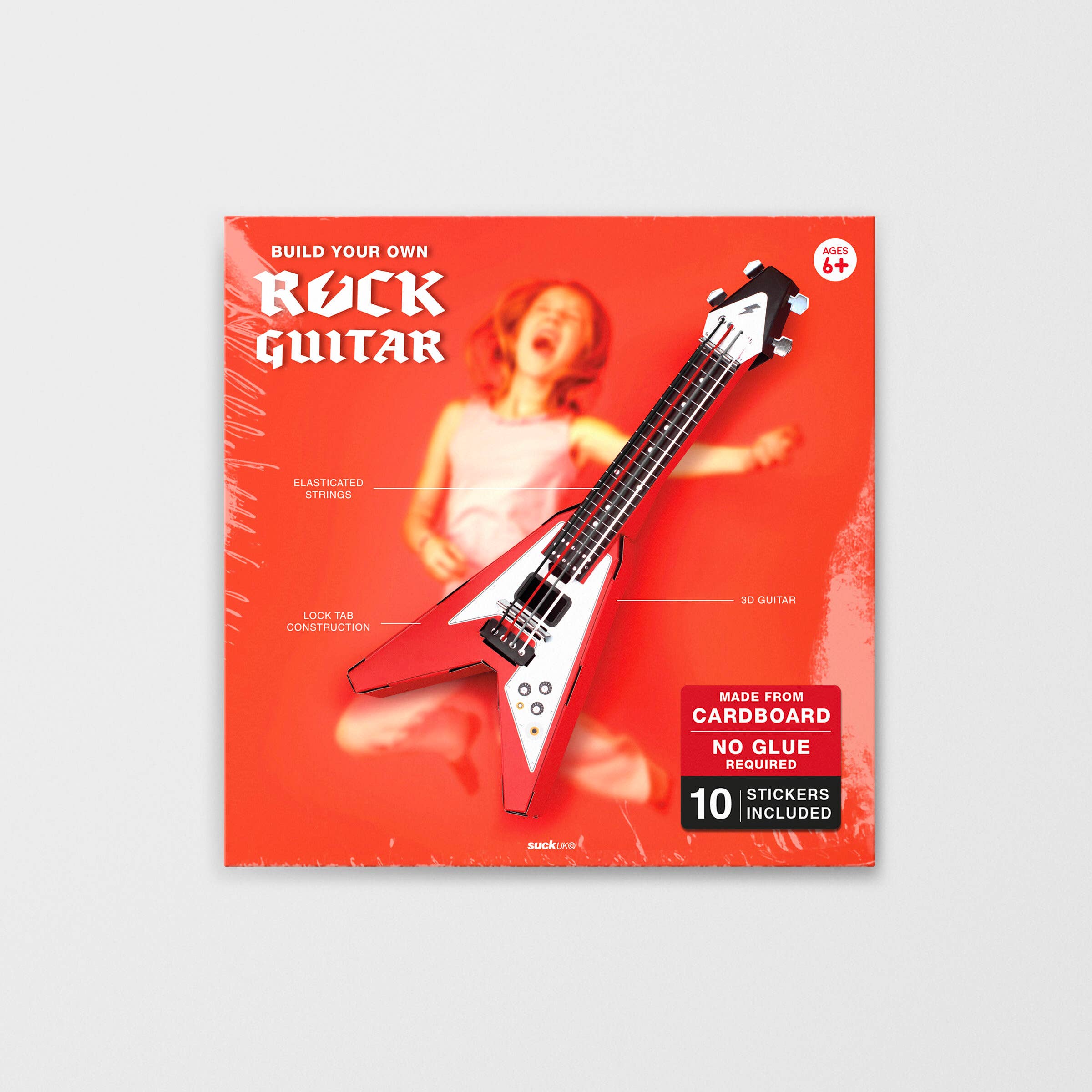 SUCK UK – wholesale DIY craft kit – Child – Build Your Own Guitar