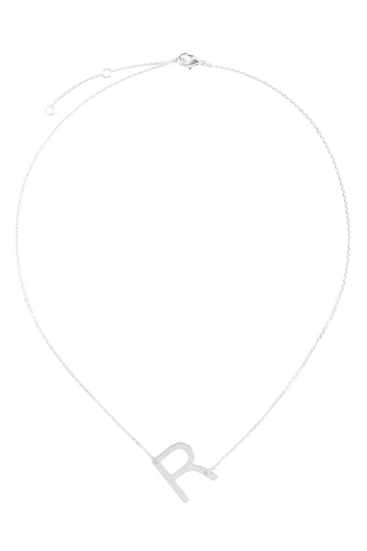 MYS Wholesale Inc - Wholesale Pendant/Charm Necklace - Initial Rough Finish Chain Necklace17