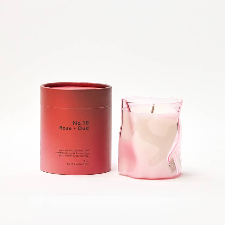 Choice Blooms - Wholesale Jar/Filled Candle - 12oz. No.10 Rose + Oud Candle0