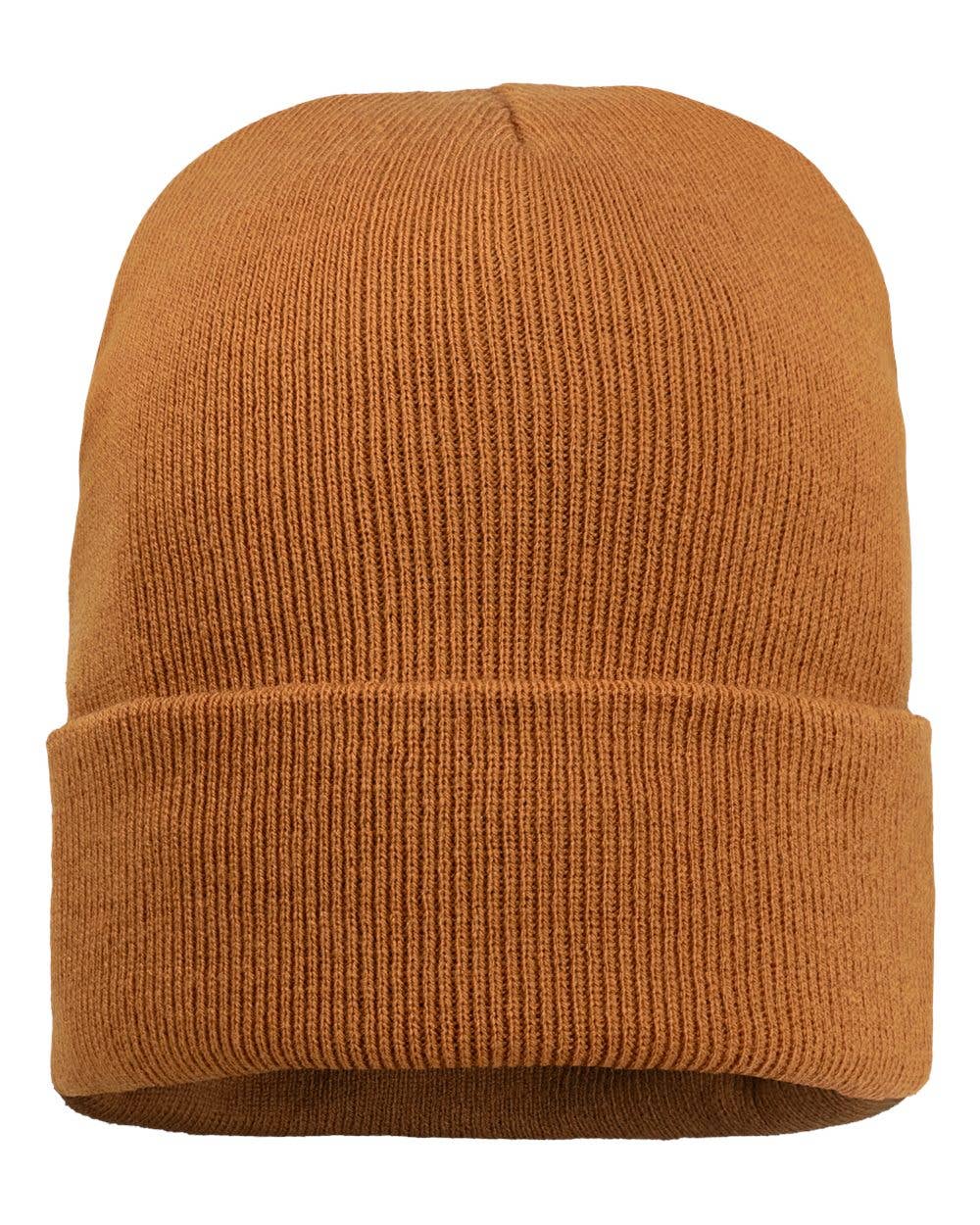 NDesigns Leather - Wholesale Beanie - Unisex - Leather Patch Sherpa Lined Beanie (with your custom logo)9