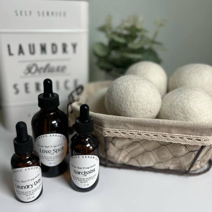 Wayward Arrow Co - Wholesale Dryer Balls - Wool Dryer Ball Oil Refresher2