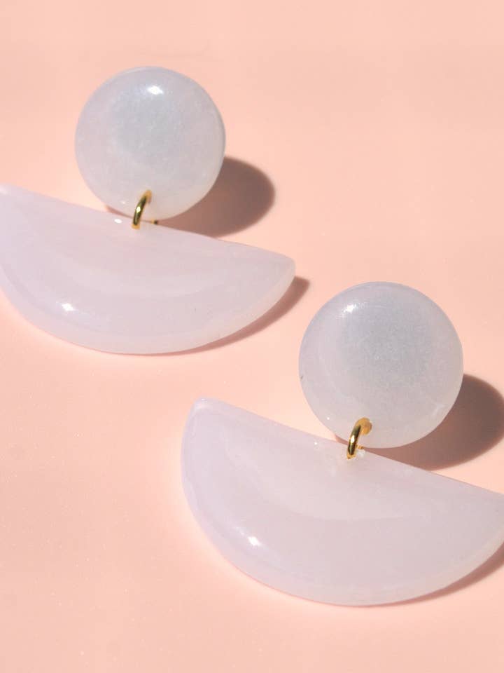 Cindy Retro Ohrringe | Handgefertigt & 24K vergoldet for wholesale by Santøclay Handmade