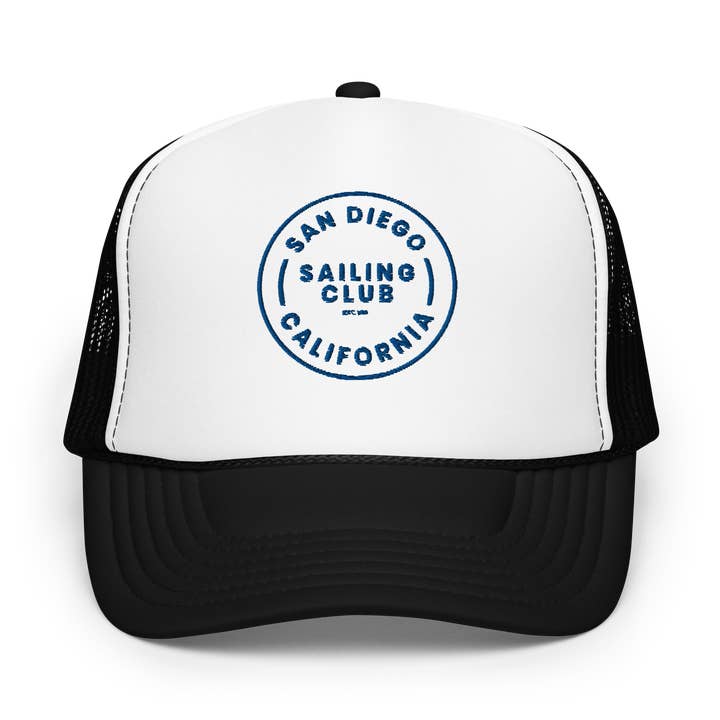 Sailing Club Trucker Hat for wholesale by Small Screen Studios