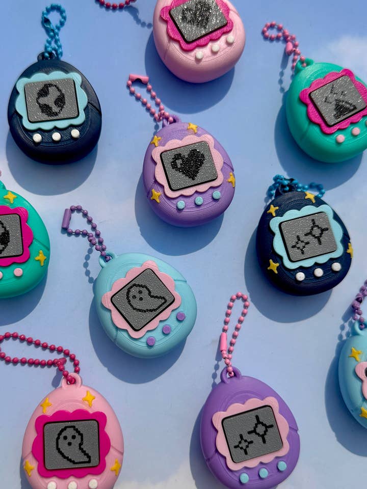 Retro Virtual Pet Fidget Clicker for wholesale by Gees Jewellery