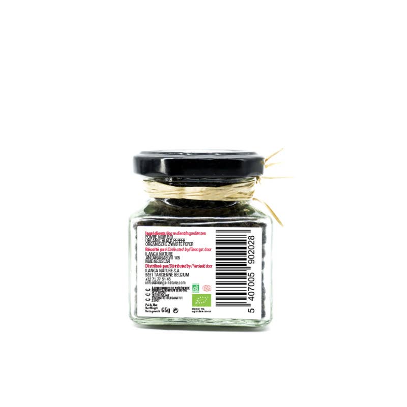 Ilanga Nature - Venta al por mayor Pimienta molida/en grano - Pimienta negra orgánica 65 g1