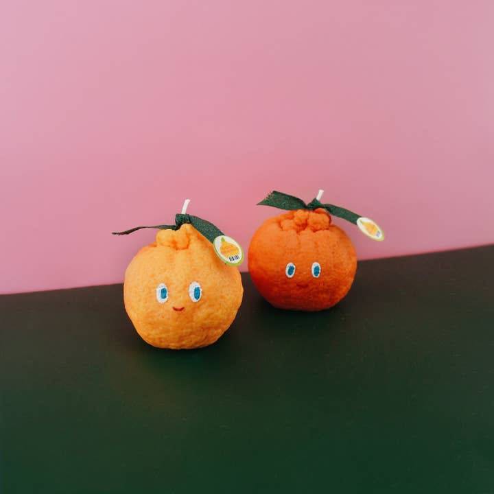 ArtketGoods - Wholesale Pillar Candle - Ugly Orange Candle