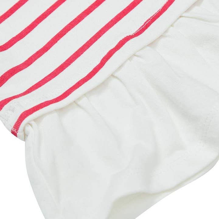 Blueberry Pet - Wholesale Pet shirt – Dog - Summer Vacation Beach Stripes Design Matching Dog & Kid T-shirt, Pink10