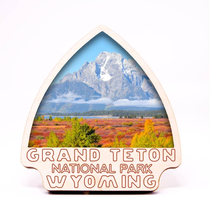 Grand Teton National Park Photo Frame for wholesale by National Park Obsessed LLC