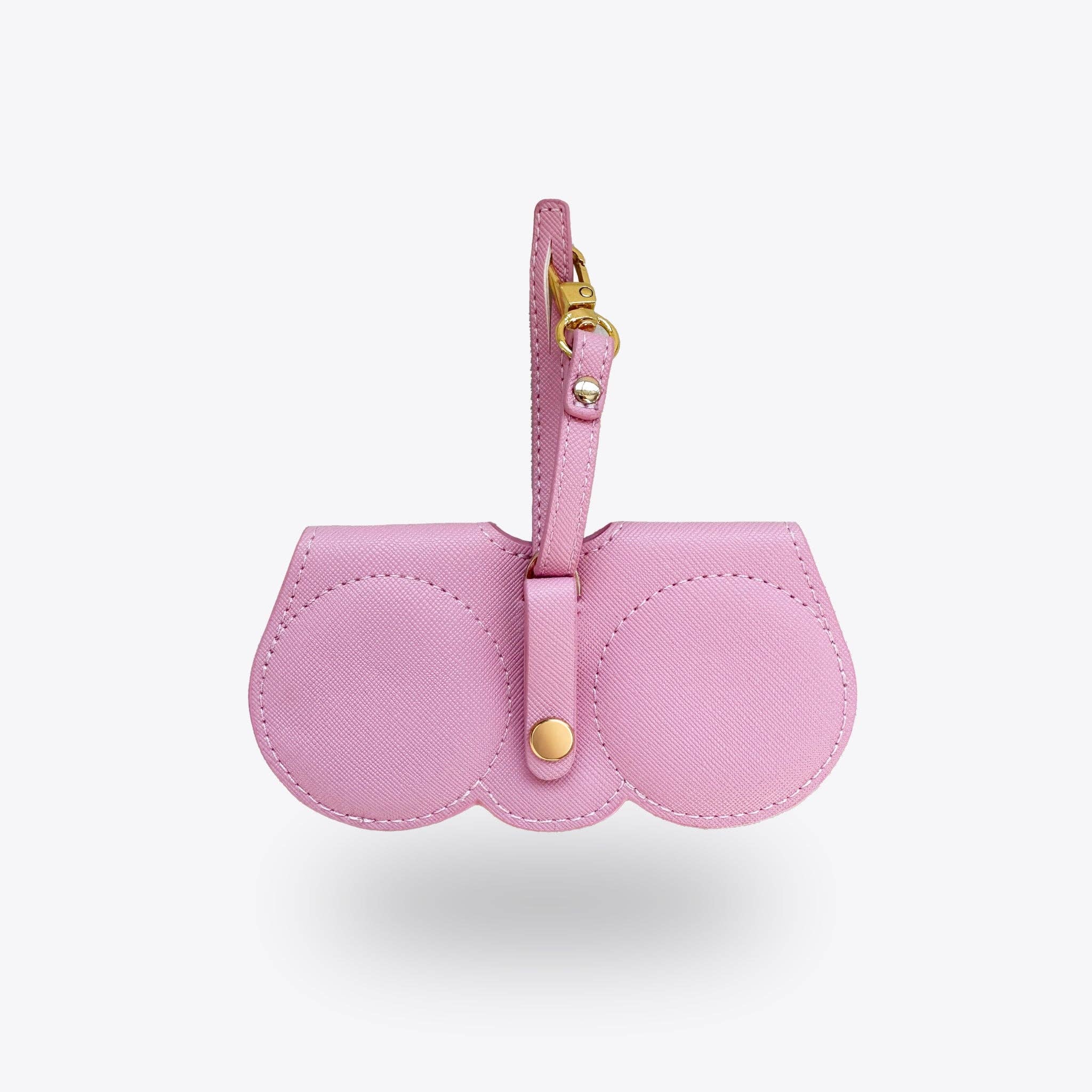Jolivia Kim - Wholesale Eyewear Cases & Holders - Women's - Pink Clip-On Sunglasses Case | Bag Charm3